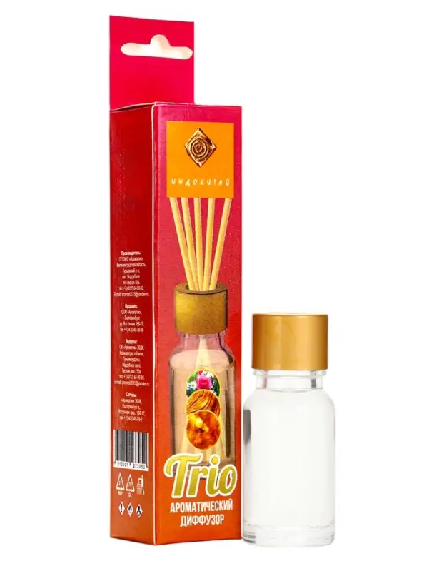 Диффузор ароматический Диффузор ароматический "Цветы, дерево, амбра" 10 мл
