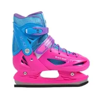 Коньки детские раздвижные BlackAqua, р. 30-33, для фитнеса, с роликовой платформой, мультиколор