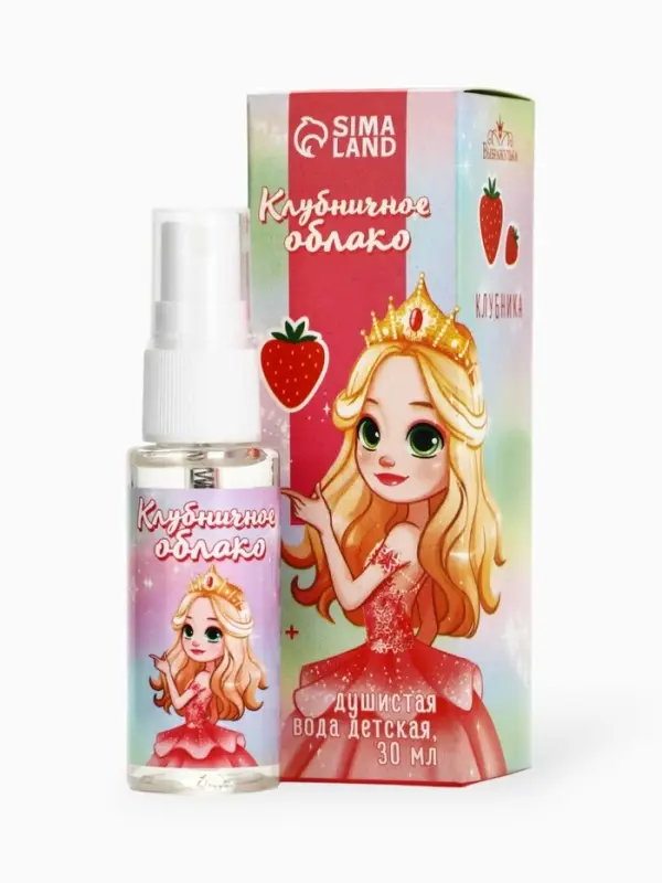 Душистая вода детская &laquo;Клубничное облако&raquo; с ароматом клубники, 30 мл