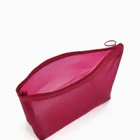 Косметичка дор Сетка 17*6,5*13,5, отд на молнии, бордовый Косметичка дор Сетка 17*6,5*13,5, отд на молнии, бордовый