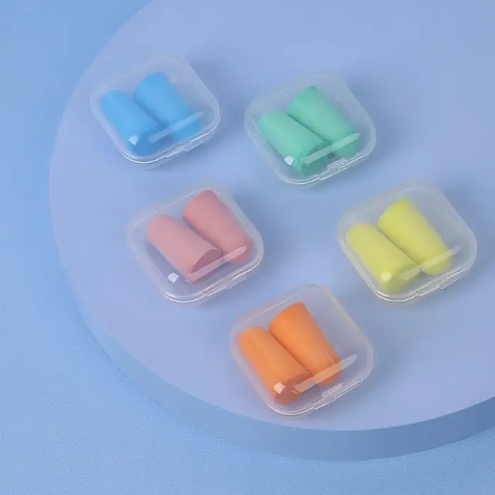 Беруши, фасовка 10 пар, в пластиковом футляре, цвет МИКС Беруши, фасовка 10 пар, в пластиковом футляре, цвет МИКС