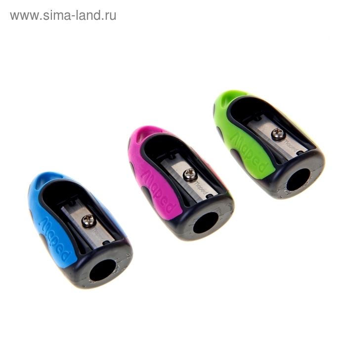 Точилка 1 отверстие Maped Elements, микс Точилка 1 отверстие Maped Elements, микс