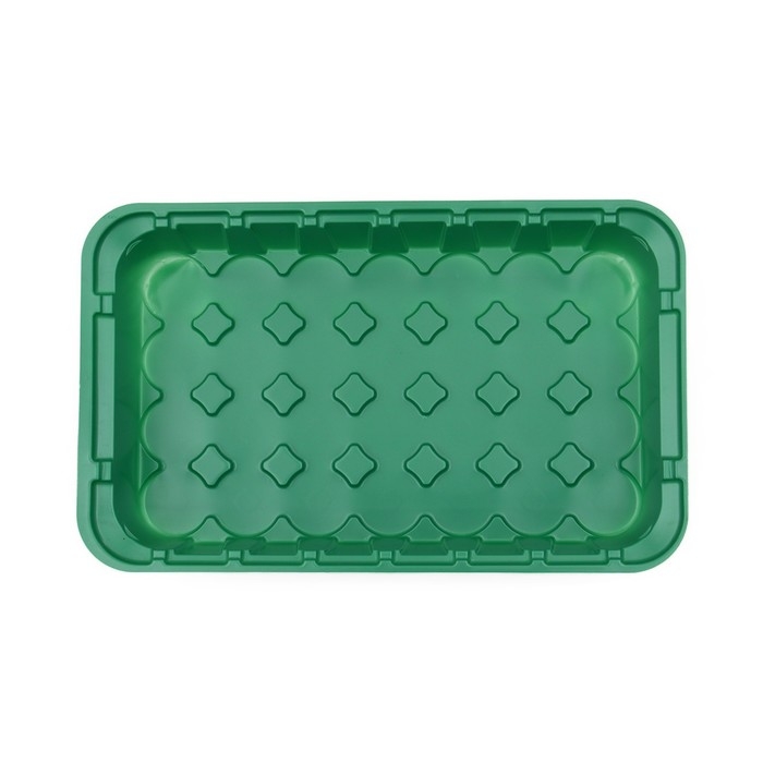 Мини-парник для рассады, 35,5 × 22 × 11 см, вставки (28 шт.) под таблетки для рассады d = 4 см, Greengo