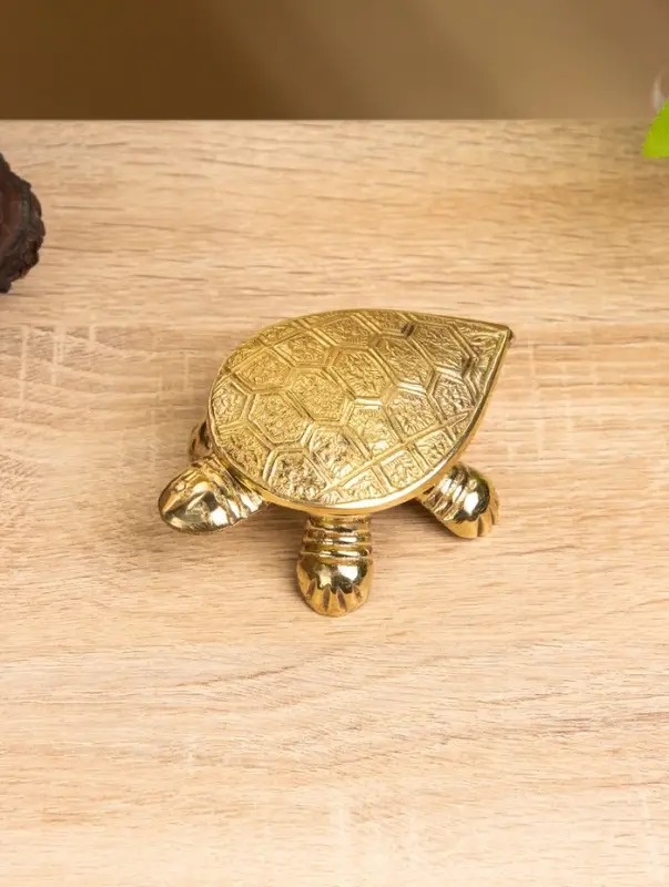 Шкатулка &laquo;Черепаха в ромбики&raquo;, 10&times;6&times;3 см, латунь