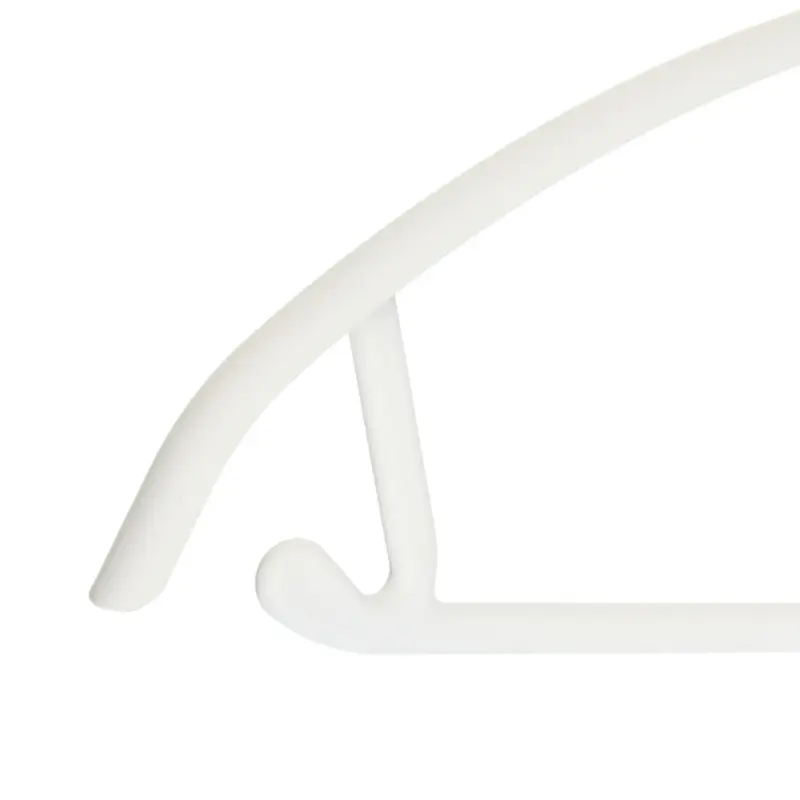 Вешалка для одежды тм VETTA, 40х21,5х1 см, пластик с покрытием софт тач, цвет белый