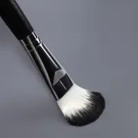 Набор кистей для макияжа SMOKY, 7 шт., футляр с кнопкой, чёрный