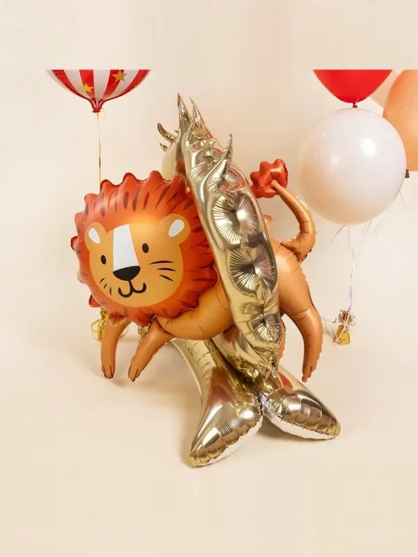 Воздушный шар фольгированный 3D 44 Воздушный шар фольгированный 3D 44" «Цирк. Лев», только под воздух