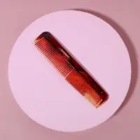Расчёска комбинированная, 12.5×3 (±1) см, цвет «янтарный»