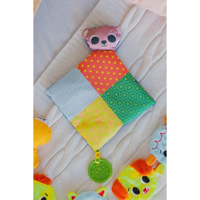 Погремушка - прорезыватель «Тигра» с шуршалкой, Крошка Я Погремушка - прорезыватель «Тигра» с шуршалкой, Крошка Я