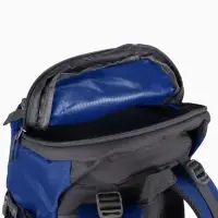 Рюкзак тур 65+5л, 30*20*53, отдел на шнурке, 5нар+2вн кармана, цвет синий