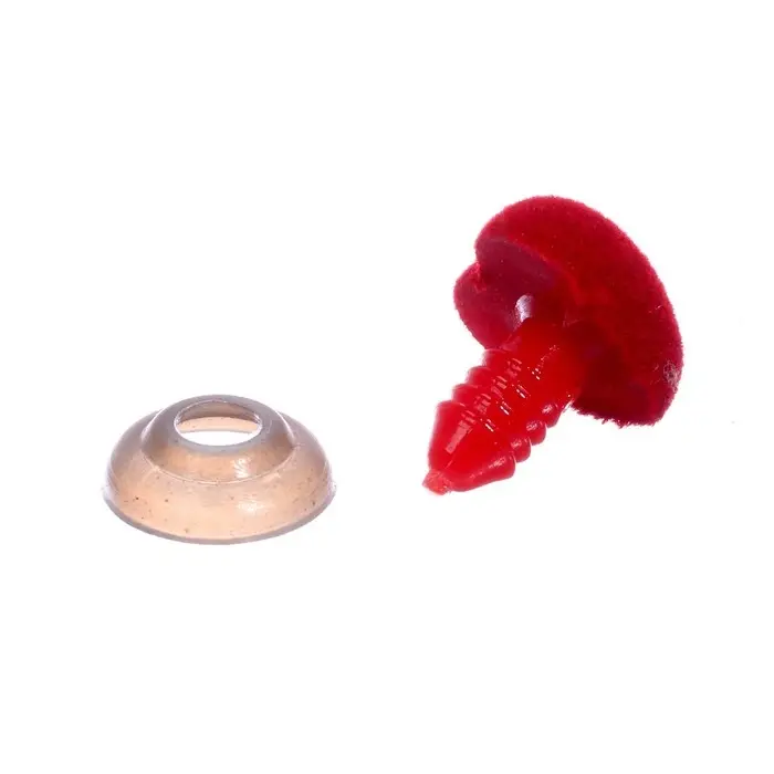 Носик винтовой с заглушкой, ворсистый, набор 6 шт., размер 1 шт.: 1.6×1.5 см Носик винтовой с заглушкой, ворсистый, набор 6 шт., размер 1 шт.: 1.6×1.5 см