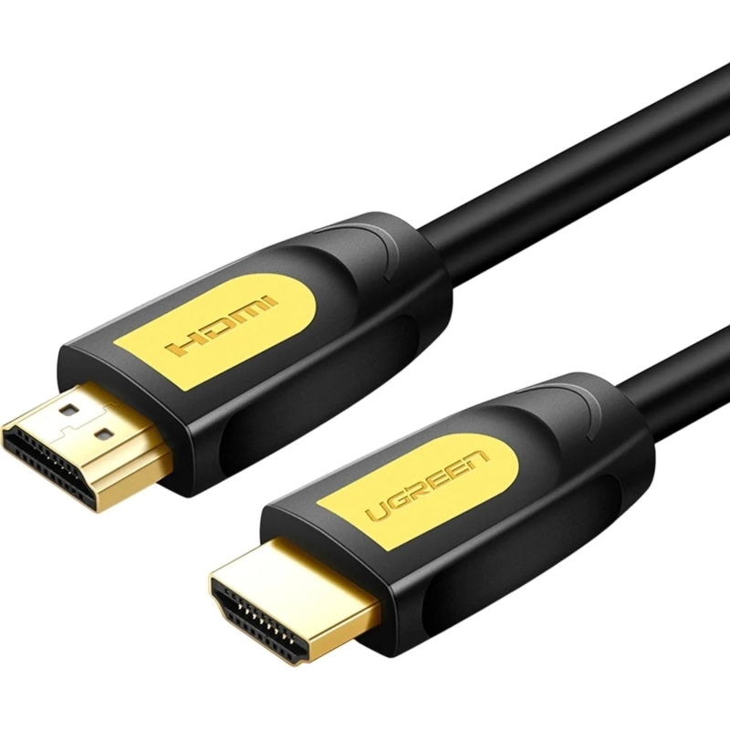 Кабель UGREEN HD101 HDMI 4K цвет желтый/черный. 1м (10115)