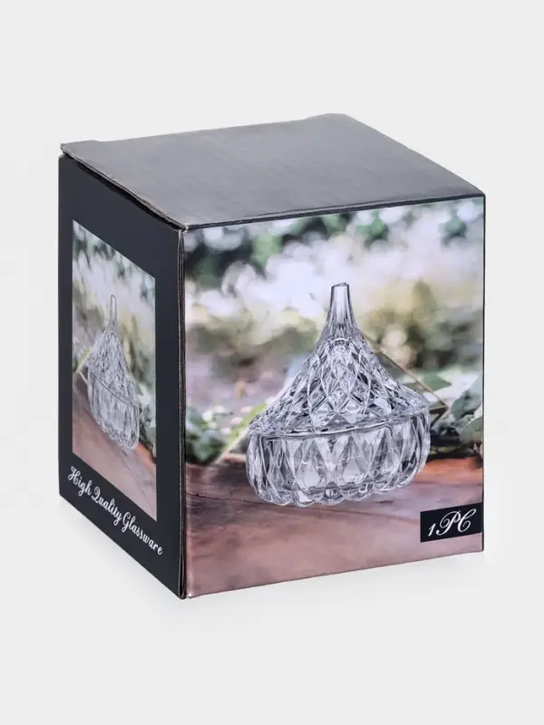 Емкость для сервировки  Емкость для сервировки "Париж" 8х8 см, прозрачная