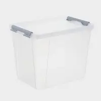 Контейнер для хранения с крышкой, 25 л, 41&times;29.5&times;31.2 см, пластик, прозрачный