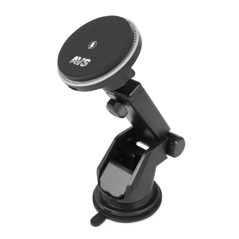 Держатель для смартфонов с беспр.зарядкой магнитный на приборную панель MagSafe AVS AH-01-WC