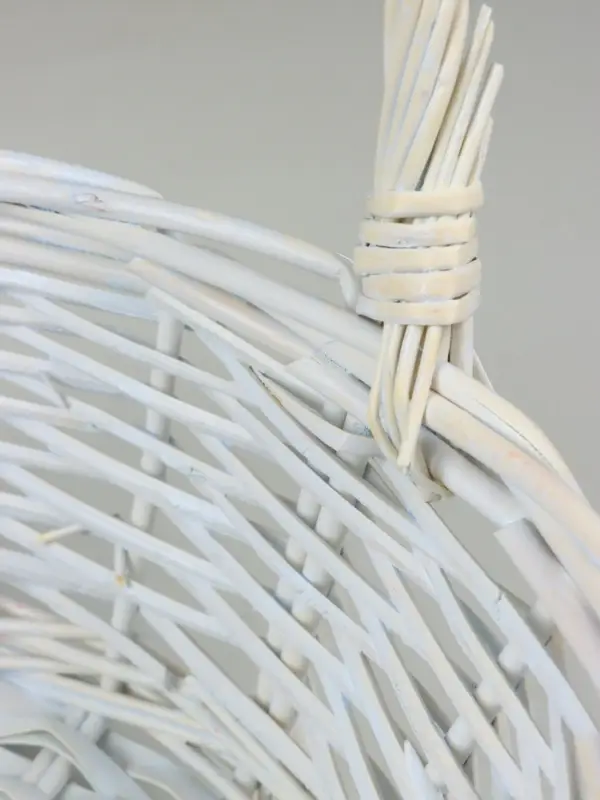 Корзина плетеная (ива): 35х35х13Hз36HH, 1 шт., белый