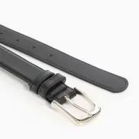 Ремень женский, 110&times;2.8 см, пряжка металл, серебристая, чёрный