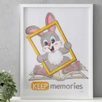 Фоторамка "Формат" 30х40 см, набор 3 шт, (пластиковый экран), белый