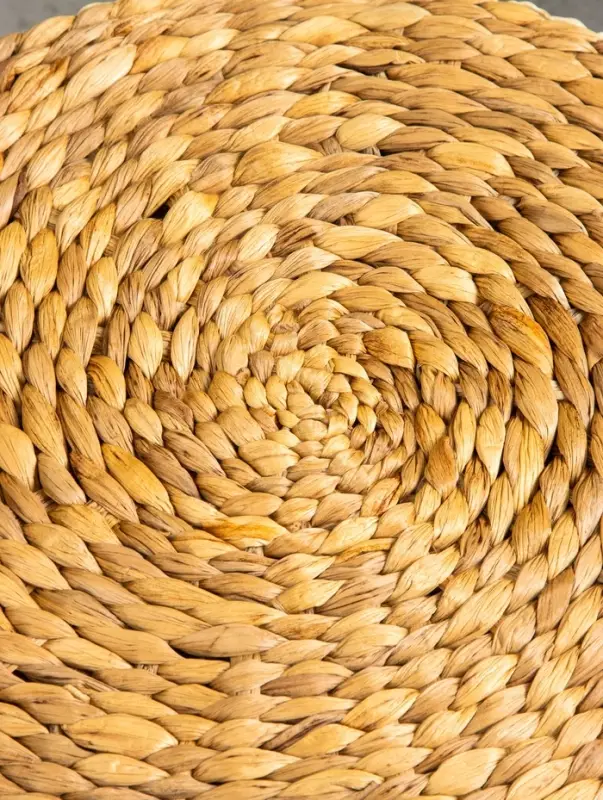 Пуфик 40х40х20 см, водный гиацинт, сиграсс Пуфик 40х40х20 см, водный гиацинт, сиграсс