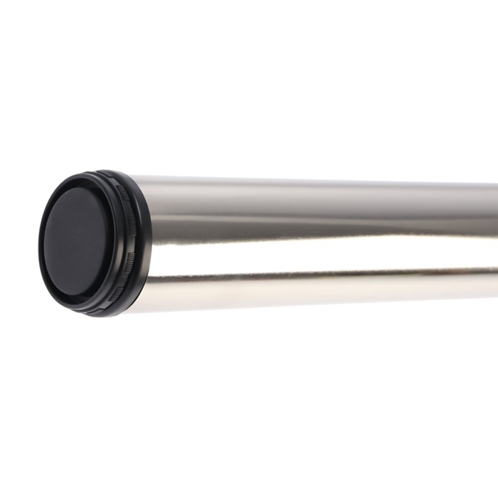 Опора мебельная, барная, ТУНДРА, 60х1100 мм, цвет сатин никель Опора мебельная, барная, ТУНДРА, 60х1100 мм, цвет сатин никель