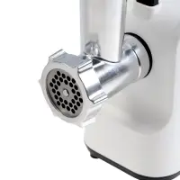 Мясорубка HomeStar STM-2039, 2000 Вт, 1.5 кг/мин, 2 диска, реверс, белая