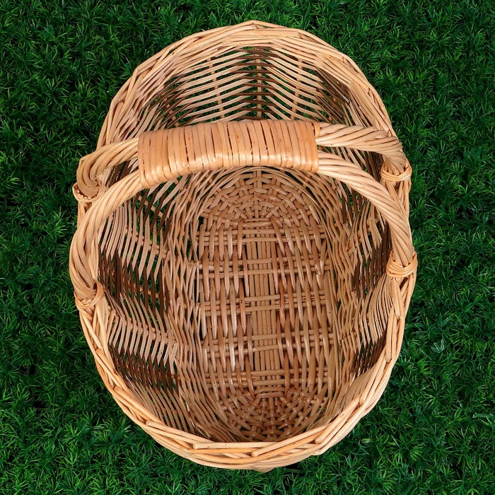 Корзина &laquo;Пикник&raquo;, дно:32&times;15 см, верх:42&times;28 см, H=21/37 см, лоза