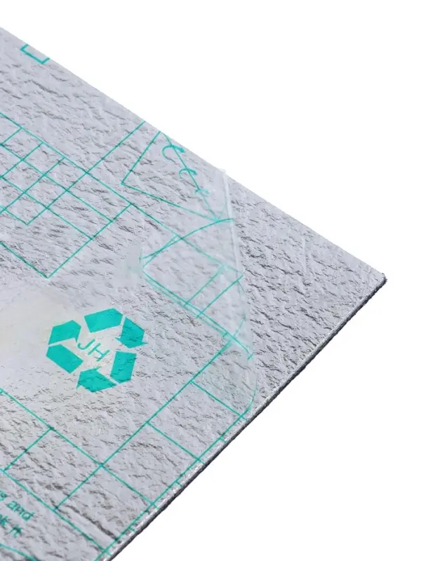 Ковролин самоклеящийся для пола и для стен, 300&times;300 мм, цвет синий, 10 шт.