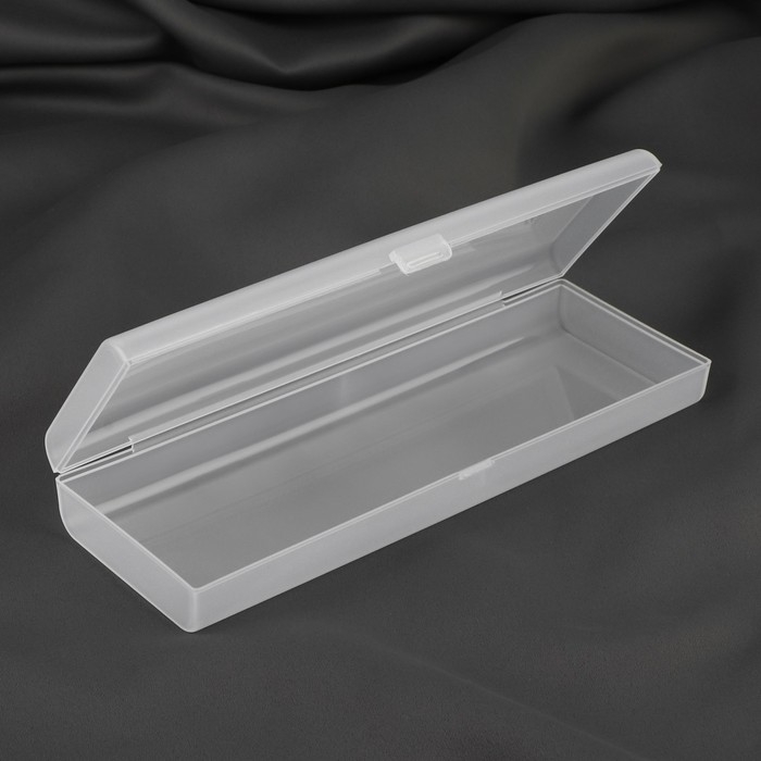 Контейнер для хранения мелочей, 19,5 × 6,7 × 2,8 см, цвет прозрачный Контейнер для хранения мелочей, 19,5 × 6,7 × 2,8 см, цвет прозрачный