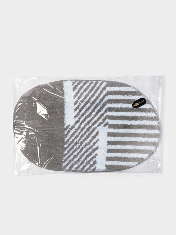 Коврик для ванной Коврик для ванной "Монпелье" SAVANNA 50х80 см, бело-серый