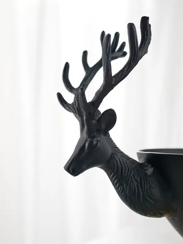 Конфетница &laquo;Олени&raquo;, 30&times;14.5&times;24 см, алюминий