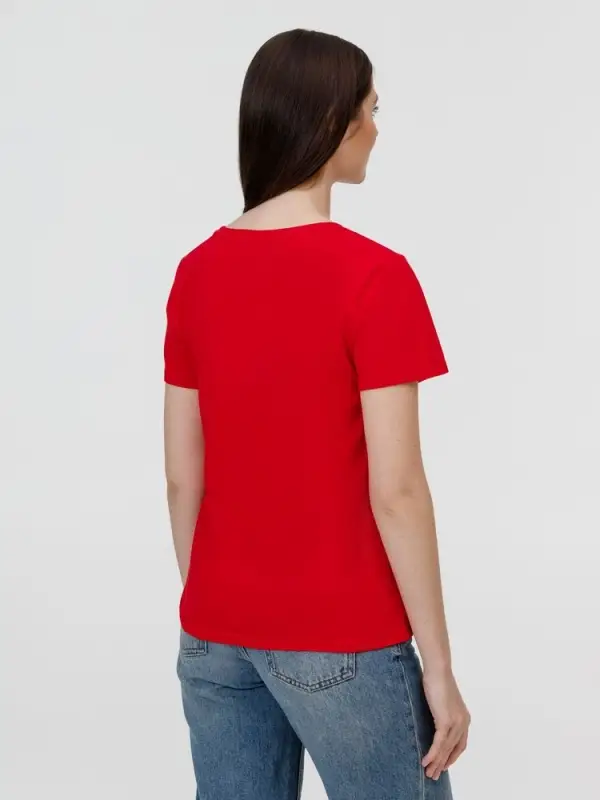 Футболка E150 женская красная, размер XS Футболка E150 женская красная, размер XS