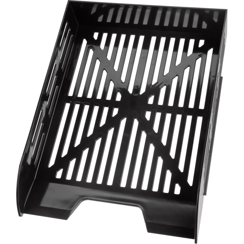 Лоток горизонтальный для бумаг Выбор есть сетчатый непрозрачный черный