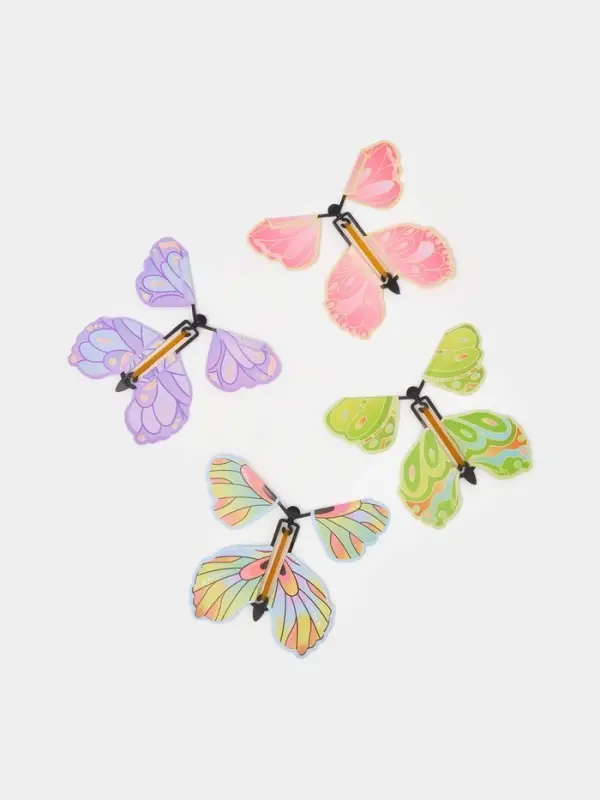 Бум-коробка подарочная с бабочками &laquo;Поздравляю&raquo;, 12 х 12 х 12 см