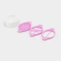 Яйцерезка - овощерезка Доляна &laquo;Филти&raquo;, 3 насадки, 33.5&times;7&times;3 см, пластик, МИКС