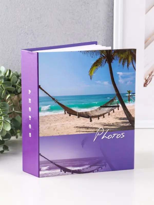 Фотоальбом 200 фото 10X15см, "Пляж", ПП карм.