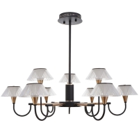 Люстра 1695/9 LED 216Вт 3000-6000К черно-золотой 95х95х113 см BayerLux