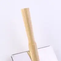 Пуходёрка средняя Wood, 9&times;12 см, без капель, деревянная ручка