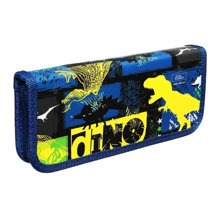 Пенал школьный, 1 секция, 9×19.5×2.5 см «Дино» Пенал школьный, 1 секция, 9×19.5×2.5 см «Дино»