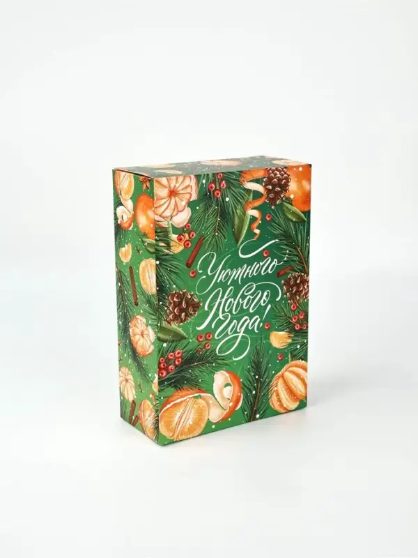 Коробка складная «Сочные мандарины», 16 × 23 × 7.5 см Коробка складная «Сочные мандарины», 16 × 23 × 7.5 см