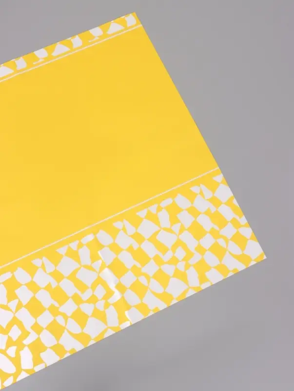 Пленка флористическая для цветов, жёлтая, 57&times;57 см