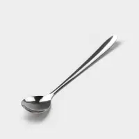 Кружка с ложкой &laquo;Мистер&raquo;, 380 мл, керамика, голубая