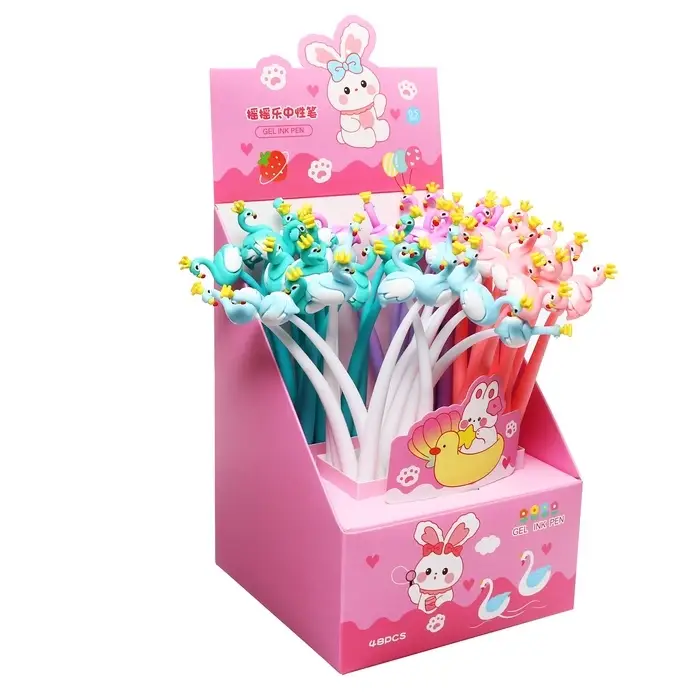 Ручка - прикол гелевая Calligrata «Фламинго», МИКС Ручка - прикол гелевая Calligrata «Фламинго», МИКС