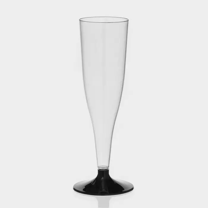 Бокал одноразовый для шампанского «Флютэ», 100 мл, пластик, МИКС