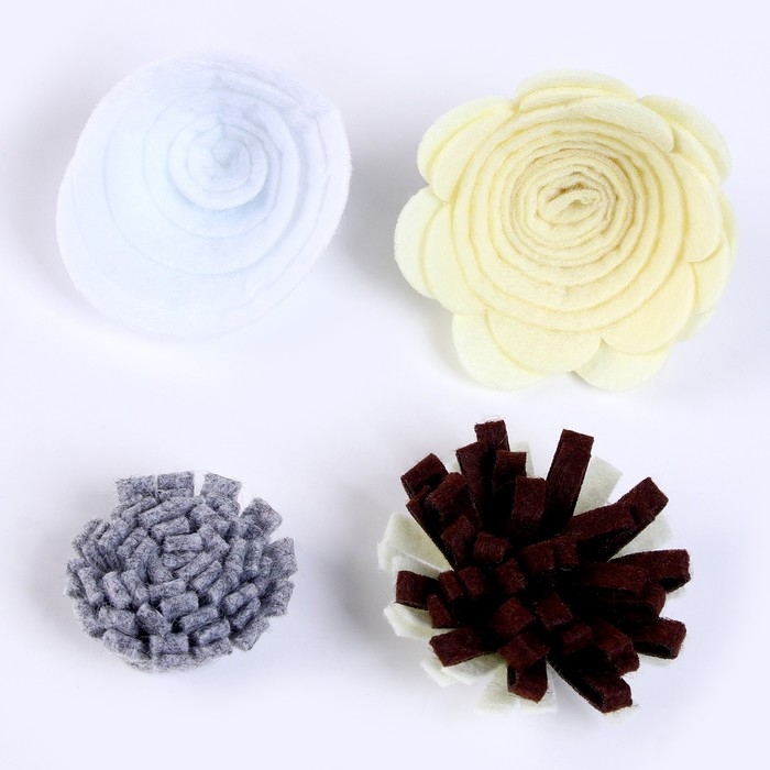 Набор для творчества: декор из фетра и набор бусин «Цветочные грезы» Набор для творчества: декор из фетра и набор бусин «Цветочные грезы»