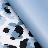 Пленка для цветов, "Эклер", бело-синий, 57х57 см