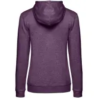 Толстовка с капюшоном женская Hoodie, фиолетовый меланж, размер M