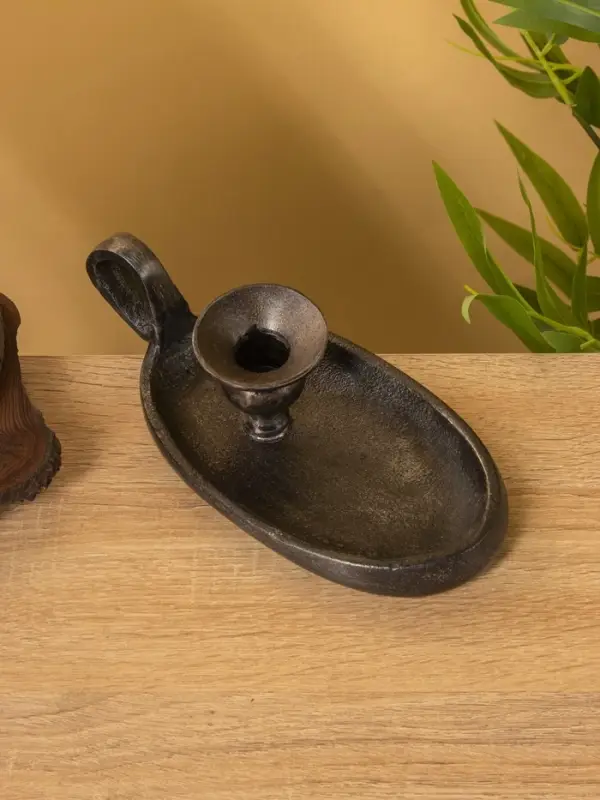 Подсвечник "Ретро серия Лондон" алюминий 21х10х6 см