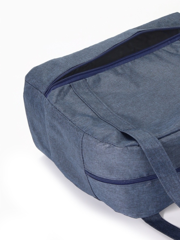 Сумка дорожная на молнии, синяя Сумка дорожная на молнии, синяя