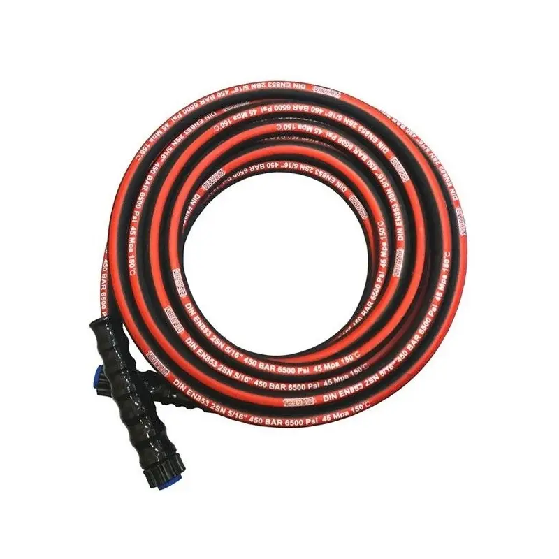 Шланг ВД гайка-гайка, 2SN-08, 450 бар, 20 м.