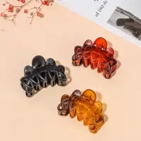 Крабик для волос &laquo;Джастин&raquo;, петельки, 6 см, МИКС